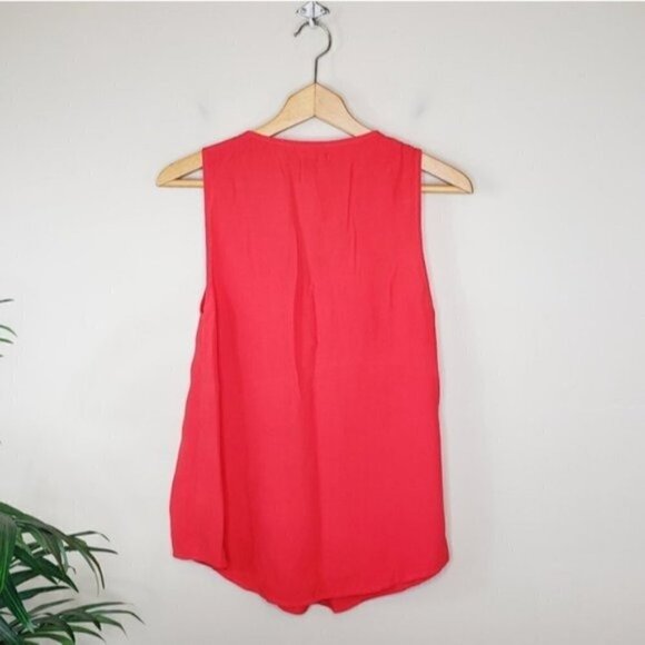 41 Hawthorn | Tomato Red Tank Blouse - Picture 2 of 4